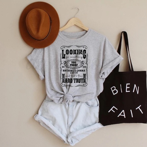 You Proof Lyrics Handmade Graphic Tee - Picture 2 of 3